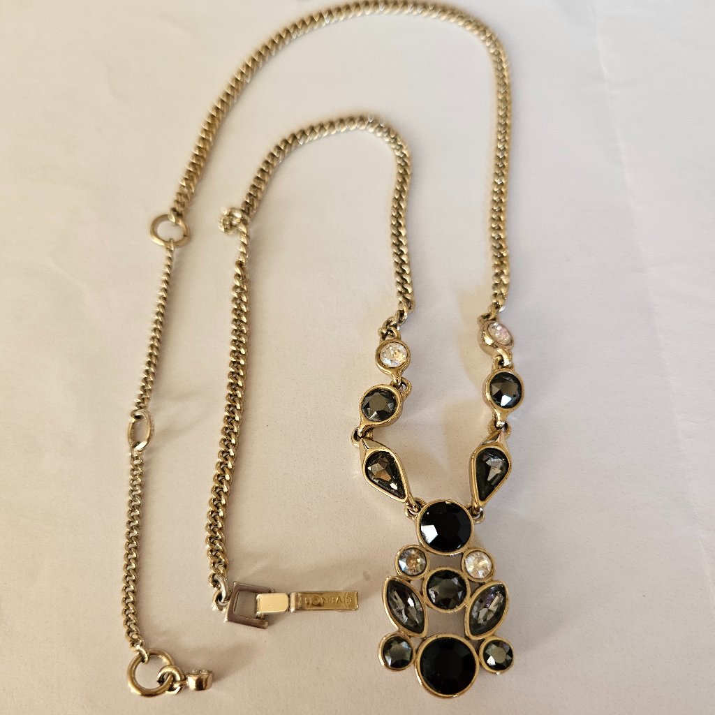 Givenchy Rhinestone Necklace 60$